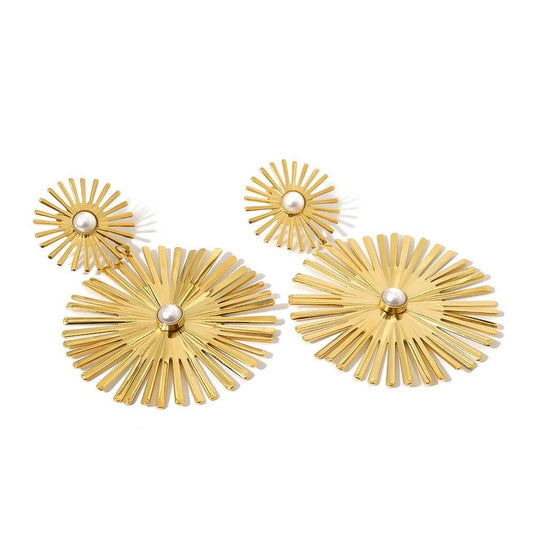 Carina Gold Earrings - Coco & Cali
