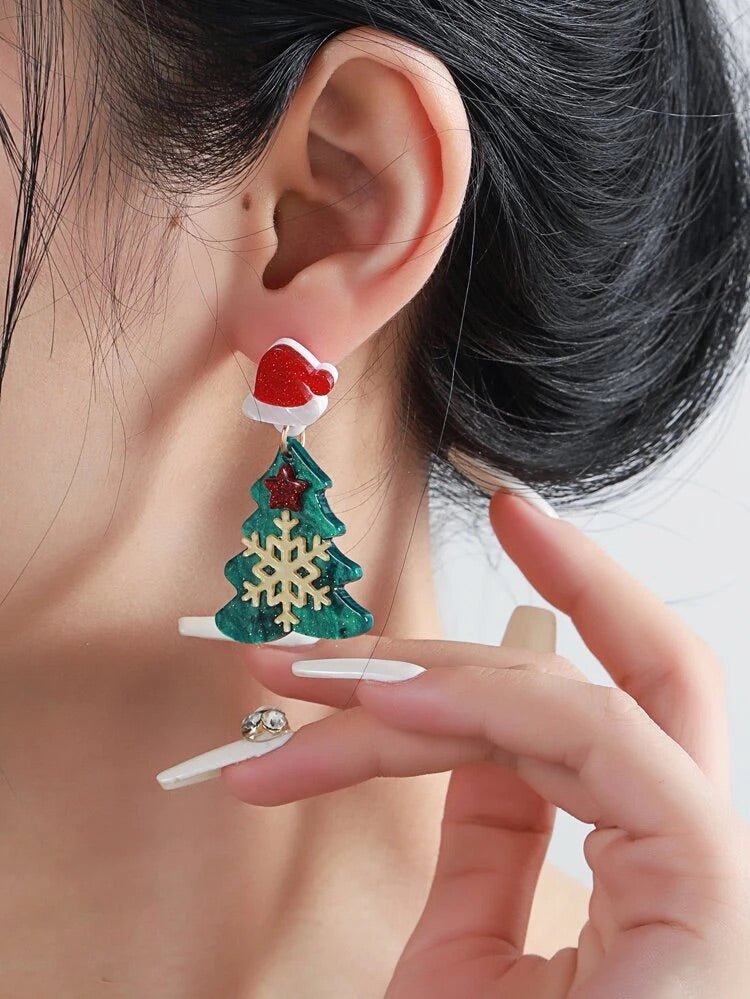 Christmas Tree Earrings - Coco & Cali