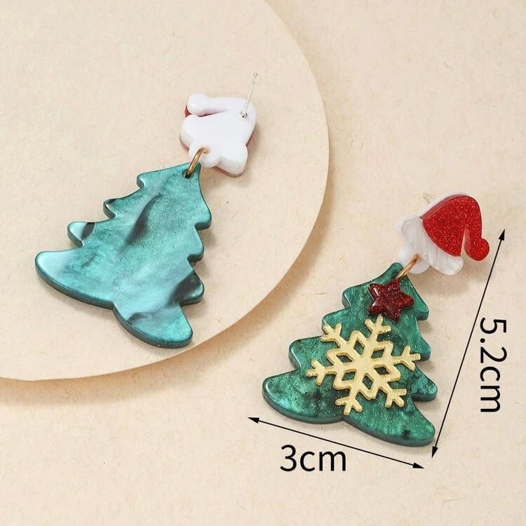 Christmas Tree Earrings - Coco & Cali