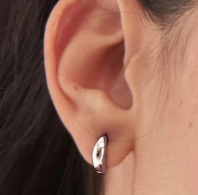Clare Silver Clip Earrings - Coco & Cali