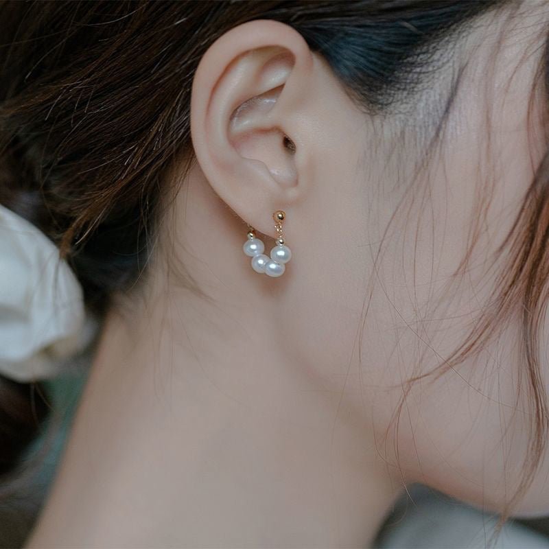 Nicole Pearl Earrings - Coco & Cali