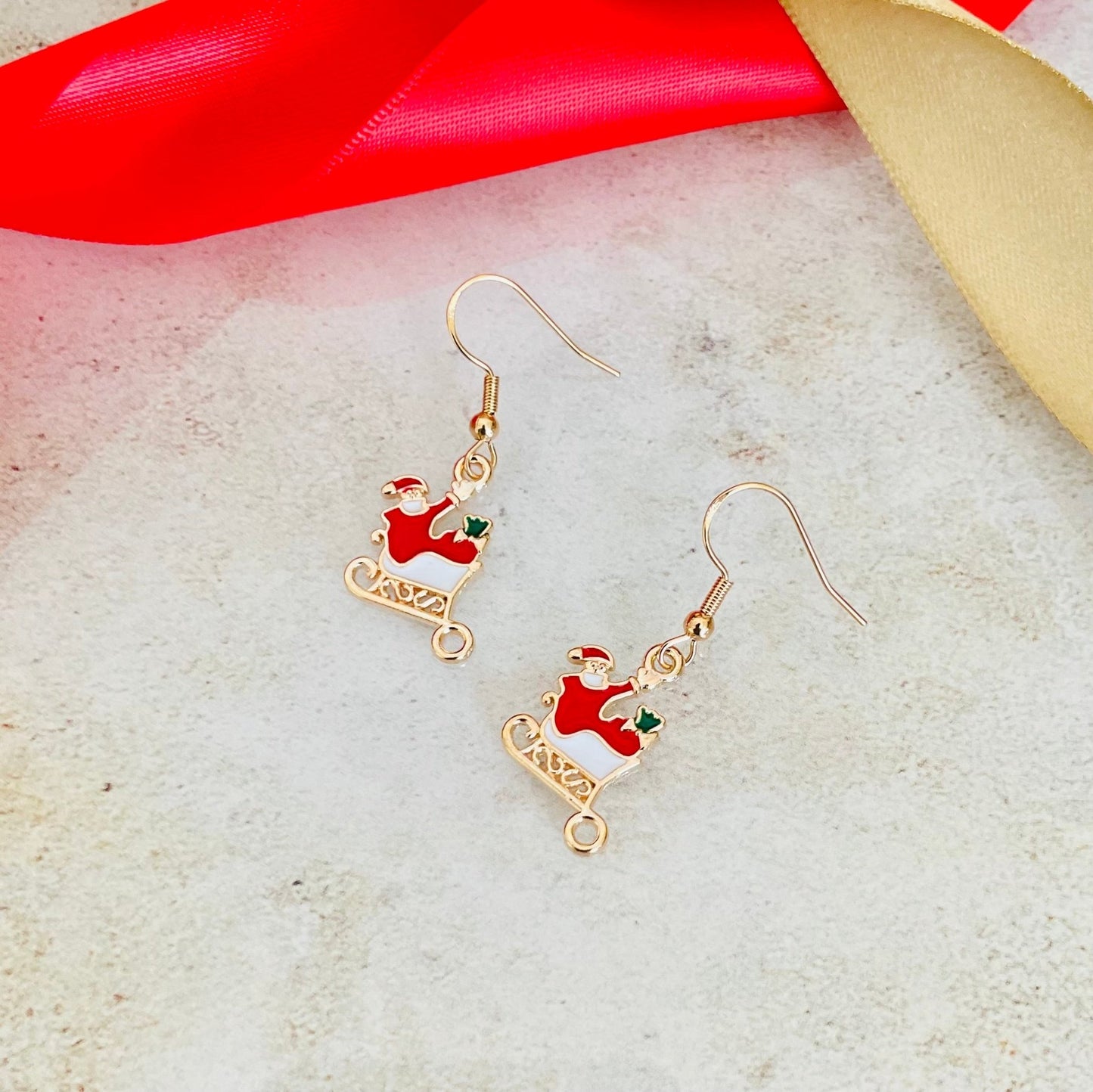 Santa Earrings - Coco & Cali