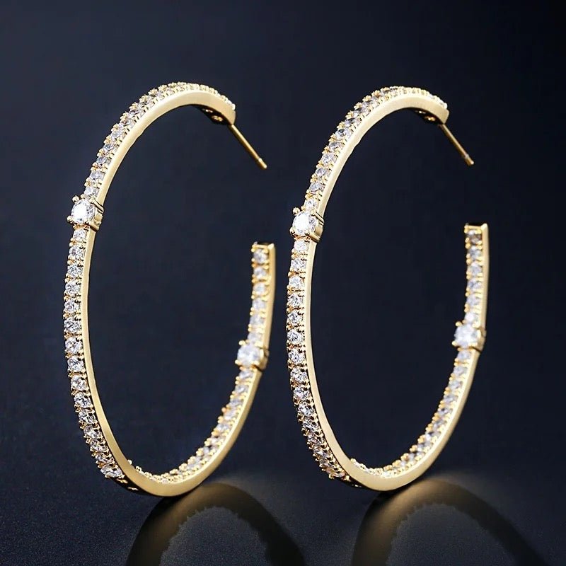 Sienna Gold Earrings - Coco & Cali